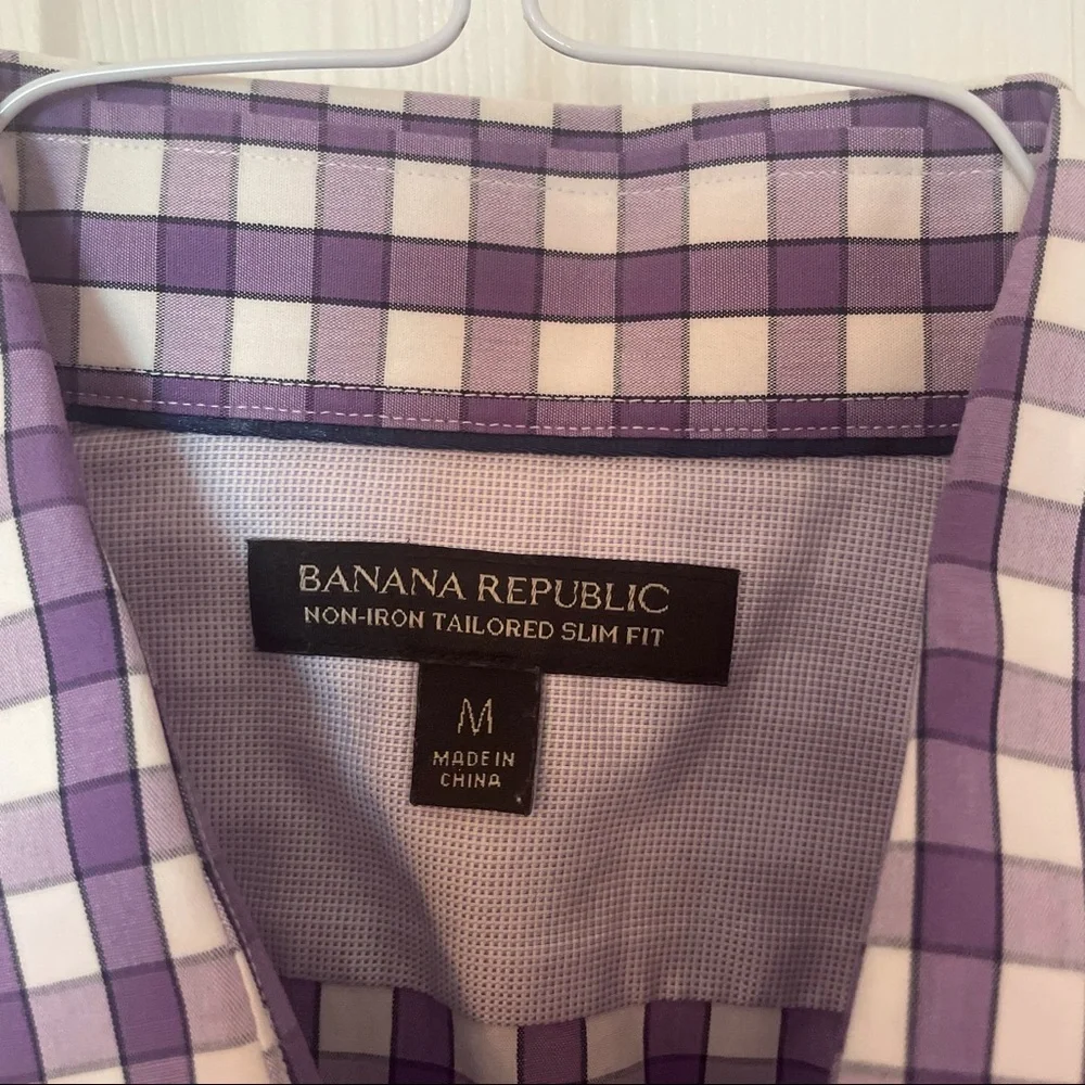 Men’s No-Iron Slim Fit Button Down Shirt - Picture 3 of 6